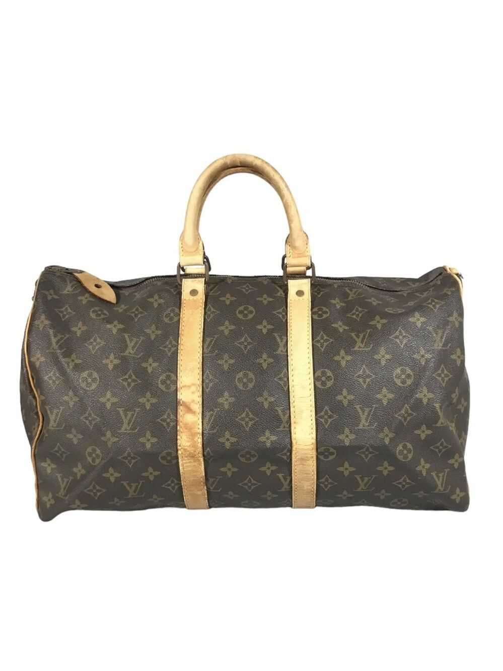 Authentic Louis Vuitton Classic Monogram Keepall 45 Handbag - Picture 4 of 12